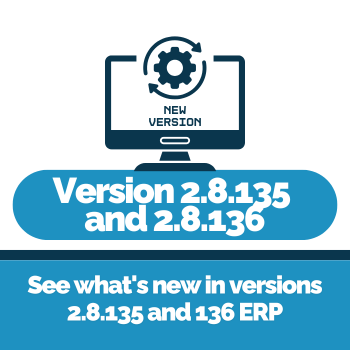 Version 2.8.135 y 2.8.136 ERP